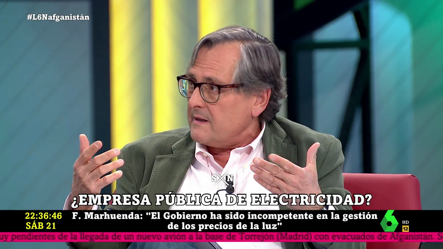 Paco Marhuenda: "La mitad del recibo de la luz son pufos de los gobiernos" Paco Marhuenda: "La mitad del recibo de la luz son pufos de los gobiernos"