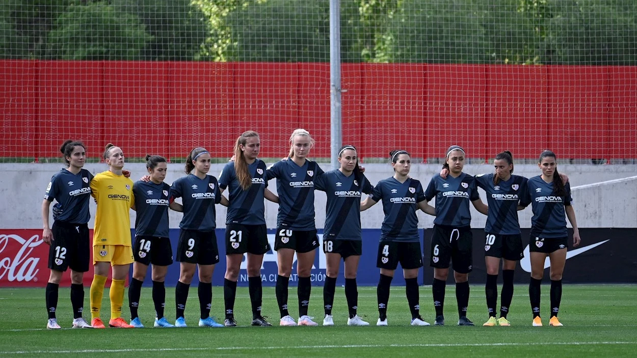 Las jugadoras del Rayo Vallecano