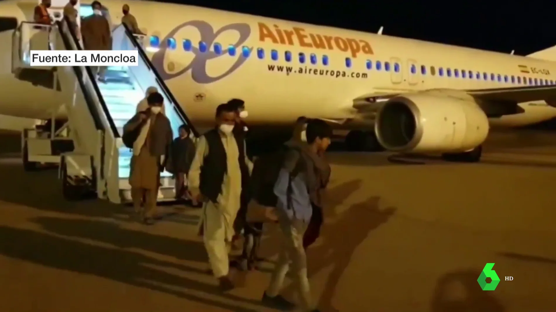 Aterriza en Dubái el tercer avión español procedente de Kabul con 110 afganos
