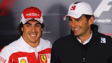 Fernando Alonso y Pedro De la Rosa