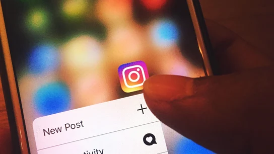 Aplicación de Instagram en el móvil Aplicación de Instagram en el móvil