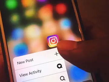 Aplicación de Instagram en el móvil