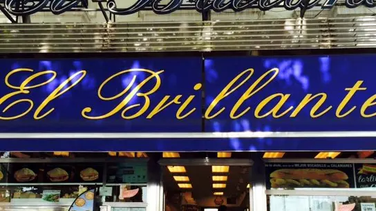 Fachada del bar El Brillante Fachada del bar El Brillante