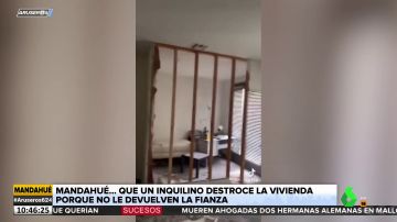 Un inquilino destroza la vivienda de su casero por negarse a devolverle la fianza