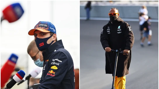 Max Verstappen y Lewis Hamilton Max Verstappen y Lewis Hamilton