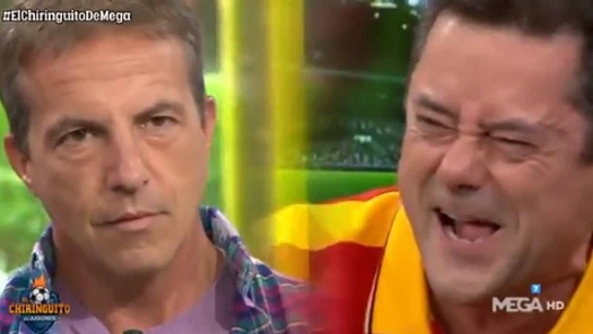 Tomás Roncero imita a Cristóbal Soria... ¡y se parte de risa! Tomás Roncero imita a Cristóbal Soria... ¡y se parte de risa!