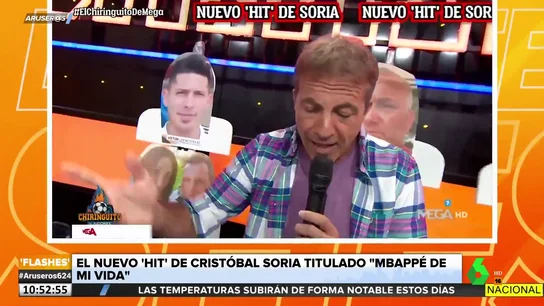 El 'hit' de Cristóbal Soria al ritmo de 'Tú me dejaste de querer' de Tangana: "Mbappé de mi vida, se te fueron las ganas" El 'hit' de Cristóbal Soria al ritmo de 'Tú me dejaste de querer' de Tangana: "Mbappé de mi vida, se te fueron las ganas"