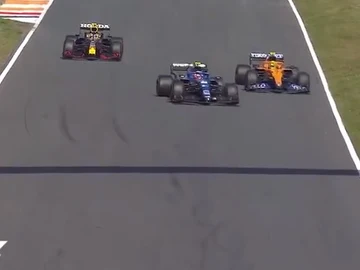 Lando Norris y Esteban Ocon Lando Norris y Esteban Ocon