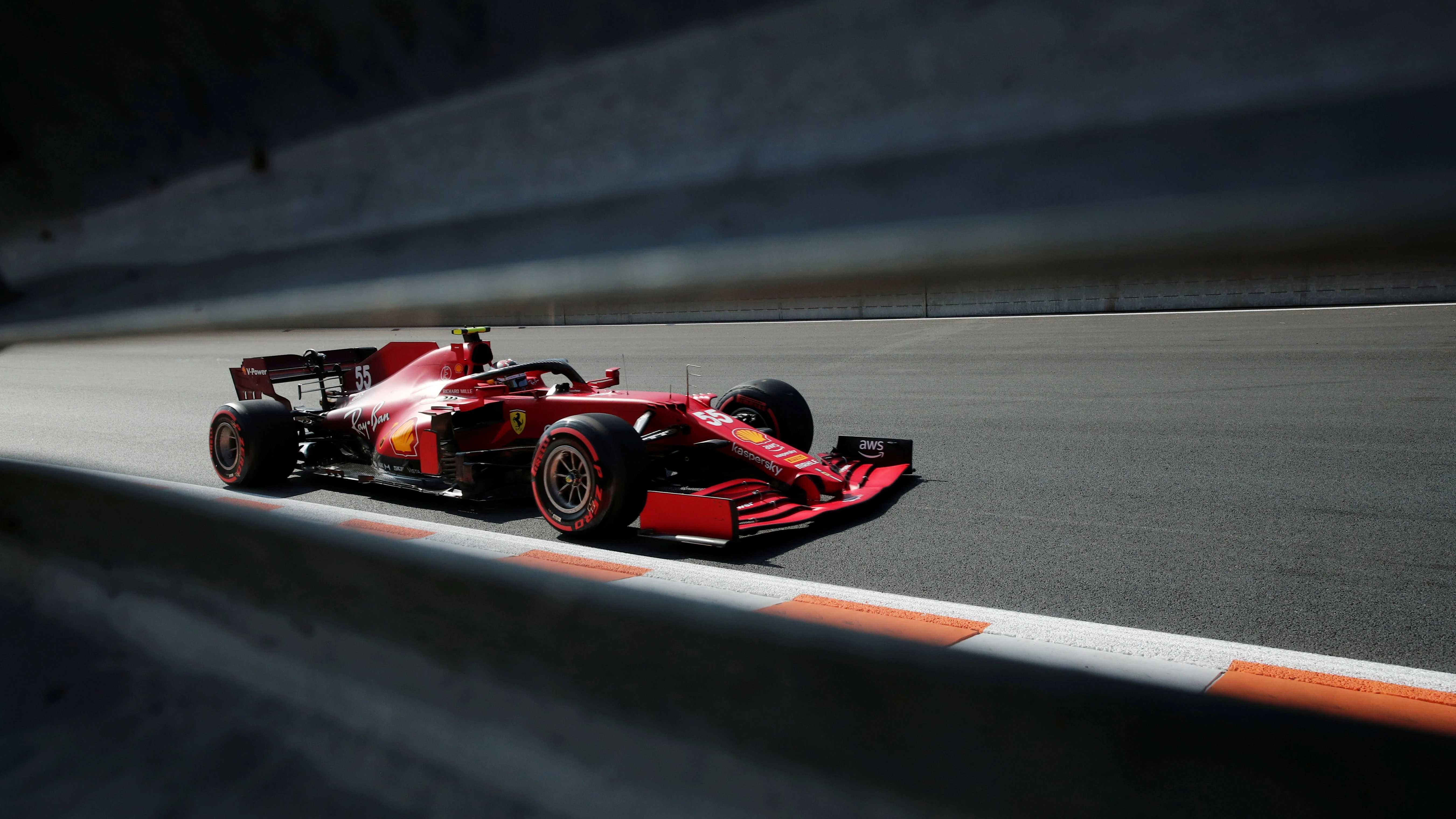 Carlos Sainz, en el GP de Holanda