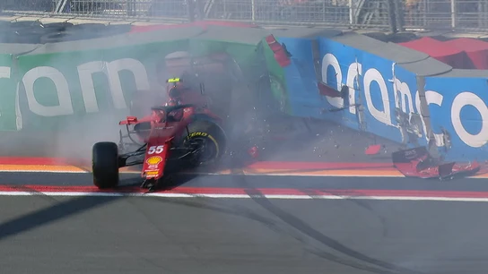 Carlos Sainz, accidentado en Países Bajos Carlos Sainz, accidentado en Países Bajos