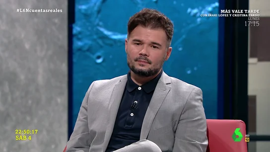 Gabriel Rufián se arrepiente de este momento en el Congreso: "Sí, fue un error" Gabriel Rufián se arrepiente de este momento en el Congreso: "Sí, fue un error"