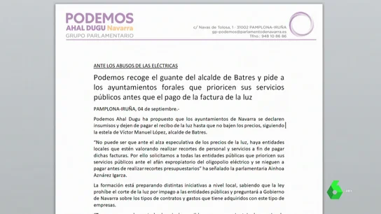 PODEMOS INSUMISOS NAVARRA LUZ PODEMOS INSUMISOS NAVARRA LUZ