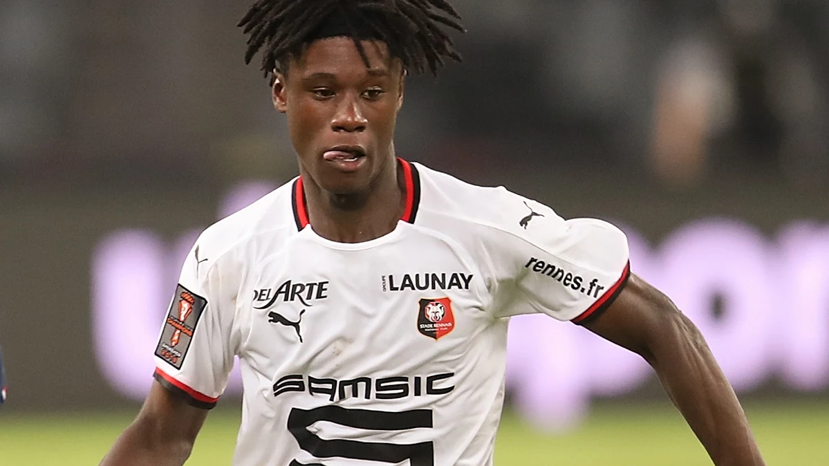 Camavinga, con el Rennes Camavinga, con el Rennes