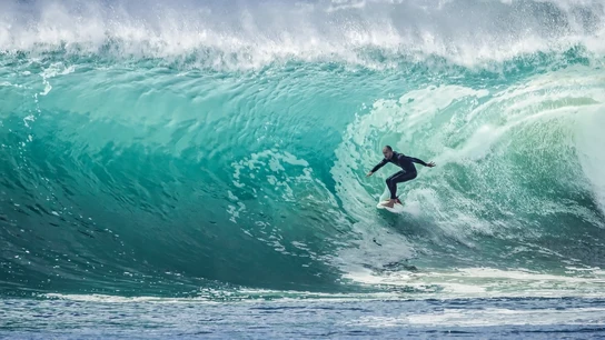Imagen de archivo de un surfista Imagen de archivo de un surfista