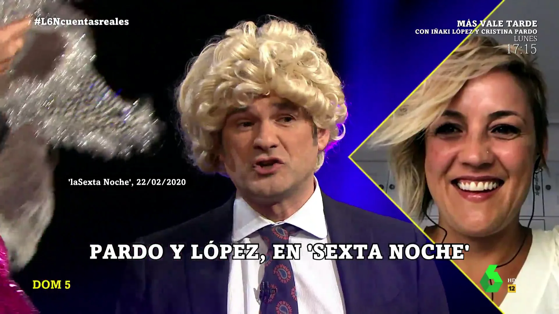 Los momentazos de Cristina Pardo e Iñaki López en laSexta: "Parezco Boris Johnson" Los momentazos de Cristina Pardo e Iñaki López en laSexta: "Parezco Boris Johnson"