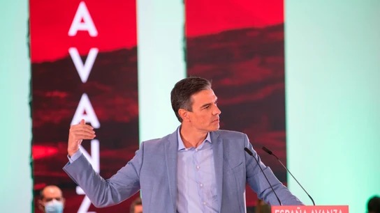 El presidente del Gobierno, Pedro Sánchez, durante un acto del PSOE celebrado en Jaén El presidente del Gobierno, Pedro Sánchez, durante un acto del PSOE celebrado en Jaén