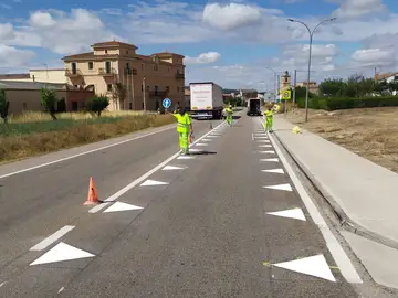 Carretera experimental en Burgos Carretera experimental en Burgos