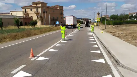 Carretera experimental en Burgos Carretera experimental en Burgos