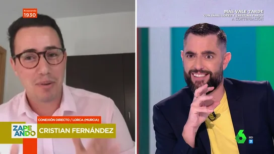 "¿Seguro que sabe que está llamando a laSexta?": la sorprendente confesión de un fan de Zapeando en directo a Dani Mateo "¿Seguro que sabe que está llamando a laSexta?": la sorprendente confesión de un fan de Zapeando en directo a Dani Mateo
