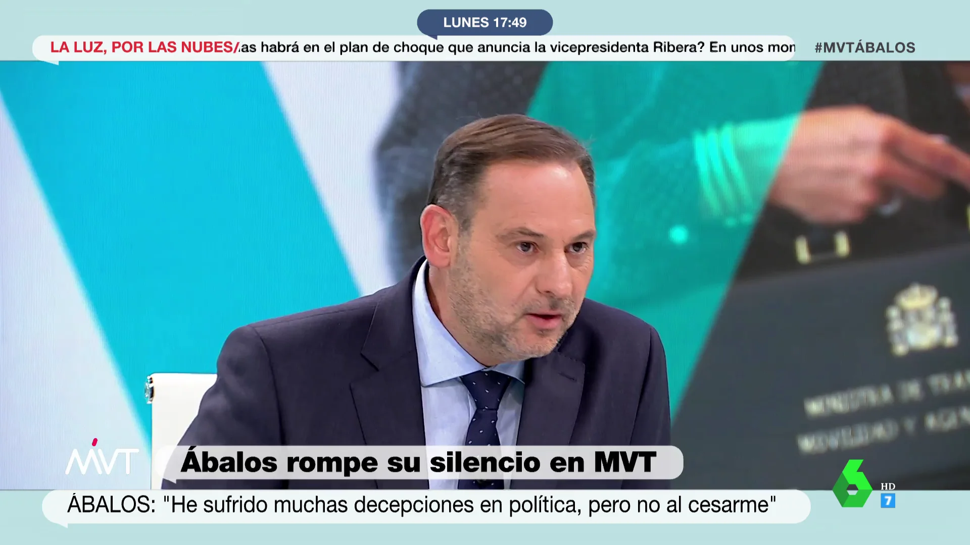 José Luis Ábalos, sobre su salida del Gobierno: "He sufrido muchas decepciones, pero esta no lo fue" José Luis Ábalos, sobre su salida del Gobierno: "He sufrido muchas decepciones, pero esta no lo fue"