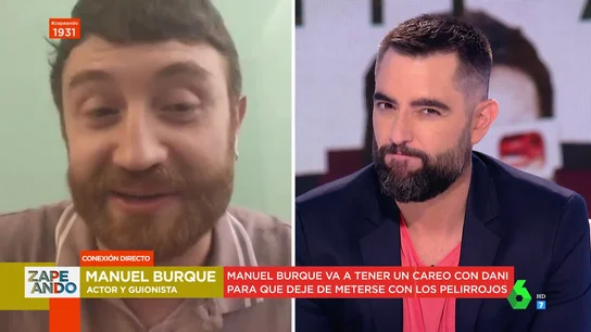 El rifirrafe de Manuel Burque y Dani Mateo en directo: "Tienes un problema conmigo, admítelo, ¿por qué me echaron de El Intermedio?" El rifirrafe de Manuel Burque y Dani Mateo en directo: "Tienes un problema conmigo, admítelo, ¿por qué me echaron de El Intermedio?"