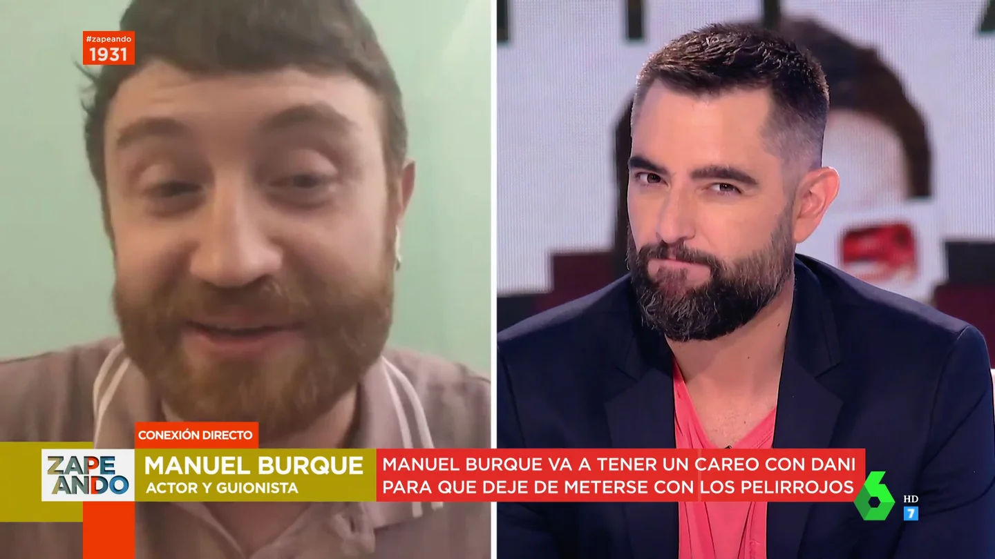 El rifirrafe de Manuel Burque y Dani Mateo en directo: "Tienes un problema conmigo, admítelo, ¿por qué me echaron de El Intermedio?" El rifirrafe de Manuel Burque y Dani Mateo en directo: "Tienes un problema conmigo, admítelo, ¿por qué me echaron de El Intermedio?"