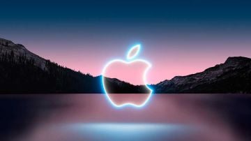 El logotipo de Apple en una keynote