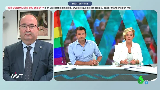 Miquel Iceta, sobre las agresiones homófobas: "Los que no condenan se convierten en cómplices" Miquel Iceta, sobre las agresiones homófobas: "Los que no condenan se convierten en cómplices"
