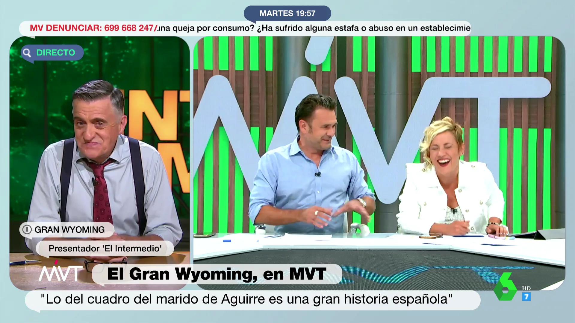 El ataque de risa de Cristina Pardo tras el lapsus de Iñaki López en Más Vale Tarde