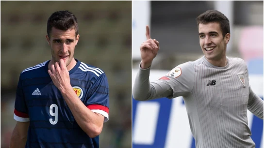 Ewan Urain, el delantero vasco del Bilbao Athletic que juega con Escocia Ewan Urain, el delantero vasco del Bilbao Athletic que juega con Escocia