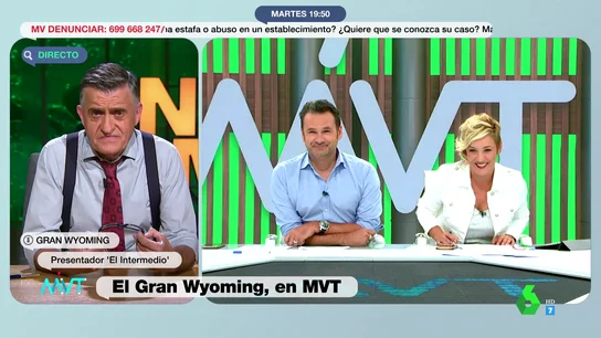 Wyoming se sincera con Iñaki López y Cristina Pardo Wyoming se sincera con Iñaki López y Cristina Pardo