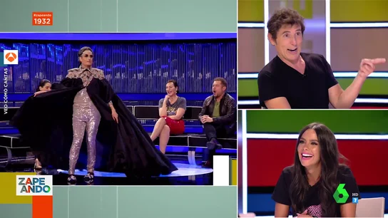 Cristina Pedroche, al ver a Josie en 'Veo cómo cantas': "¿Qué es esto?, me está haciendo la competencia en Campanadas" Cristina Pedroche, al ver a Josie en 'Veo cómo cantas': "¿Qué es esto?, me está haciendo la competencia en Campanadas"