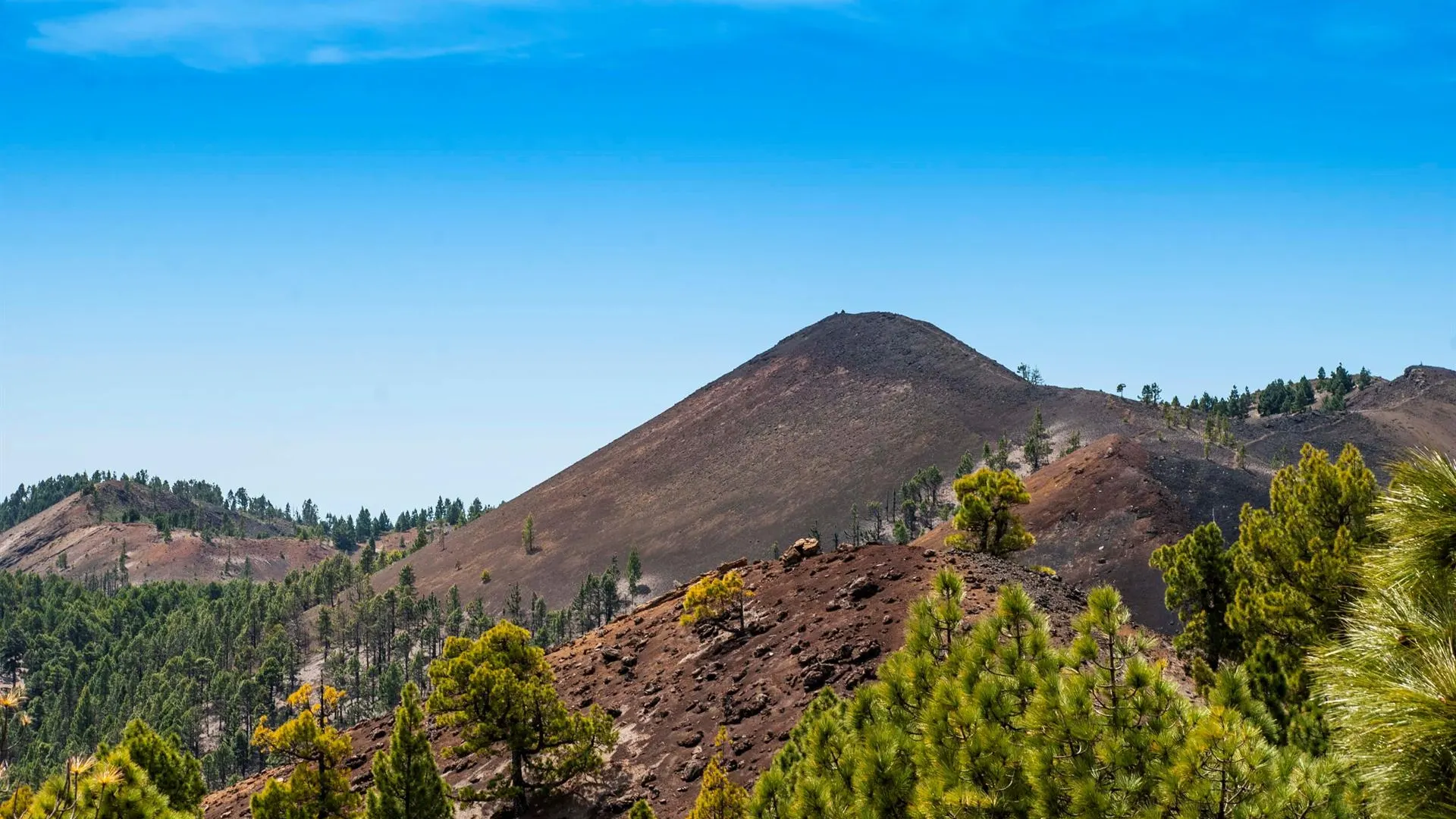 Imagen de archivo de la Cumbre Vieja de La Palma