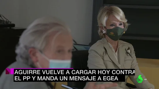 Esperanza Aguirre contraataca contra Egea: "Ojalá tenga la conciencia tan tranquila en unos años como yo" Esperanza Aguirre contraataca contra Egea: "Ojalá tenga la conciencia tan tranquila en unos años como yo"