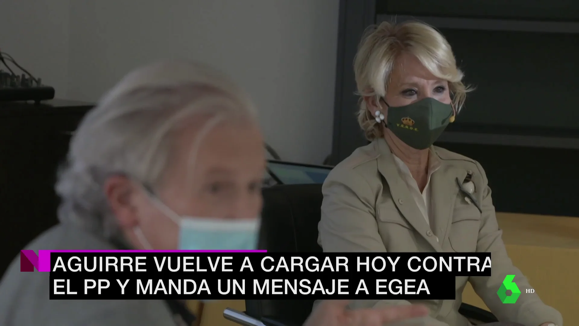 Esperanza Aguirre contraataca contra Egea: "Ojalá tenga la conciencia tan tranquila en unos años como yo"