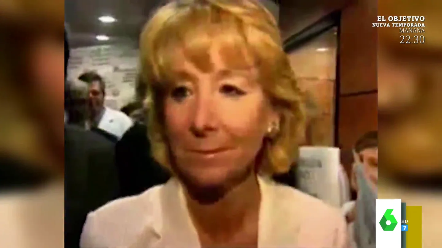 Esperanza Aguirre mostrando "su rebeldía chulesca" Esperanza Aguirre mostrando "su rebeldía chulesca"