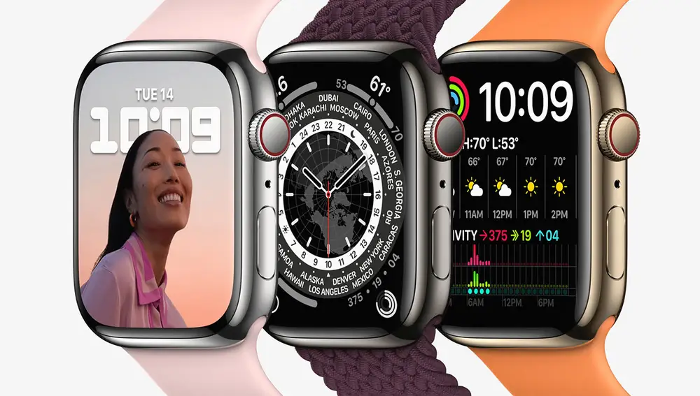 El nuevo Apple Watch Series 7 estrena una pantalla más grande