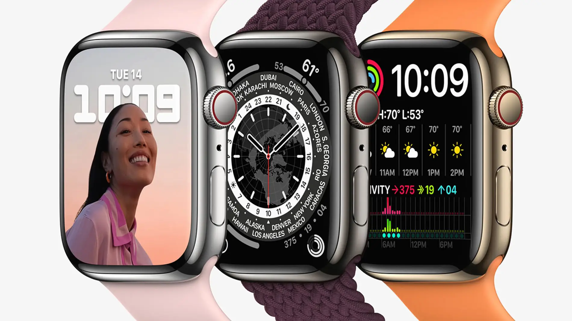 El nuevo Apple Watch Series 7 estrena una pantalla más grande