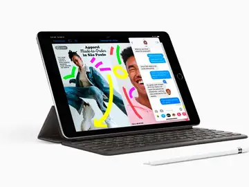 Compatible con Apple Pencil y teclado Compatible con Apple Pencil y teclado