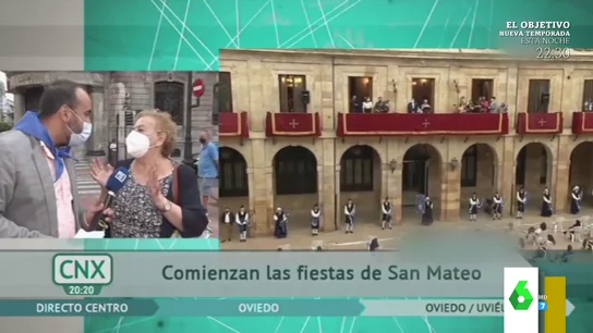 La surrealista reacción de una señora cuando interrumpe a un reportero sin saber que está en directo La surrealista reacción de una señora cuando interrumpe a un reportero sin saber que está en directo