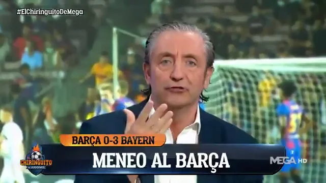 Pedrerol, enfadado como nunca en 'El Chiringuito': "¡Sois el Barça, un respeto al escudo!"