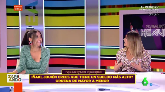 La sorpresa de Valeria Ros en directo al hablar de dinero con sus compañeros la sorpresa de Valeria Ros en directo al hablar de dinero con sus compañeros