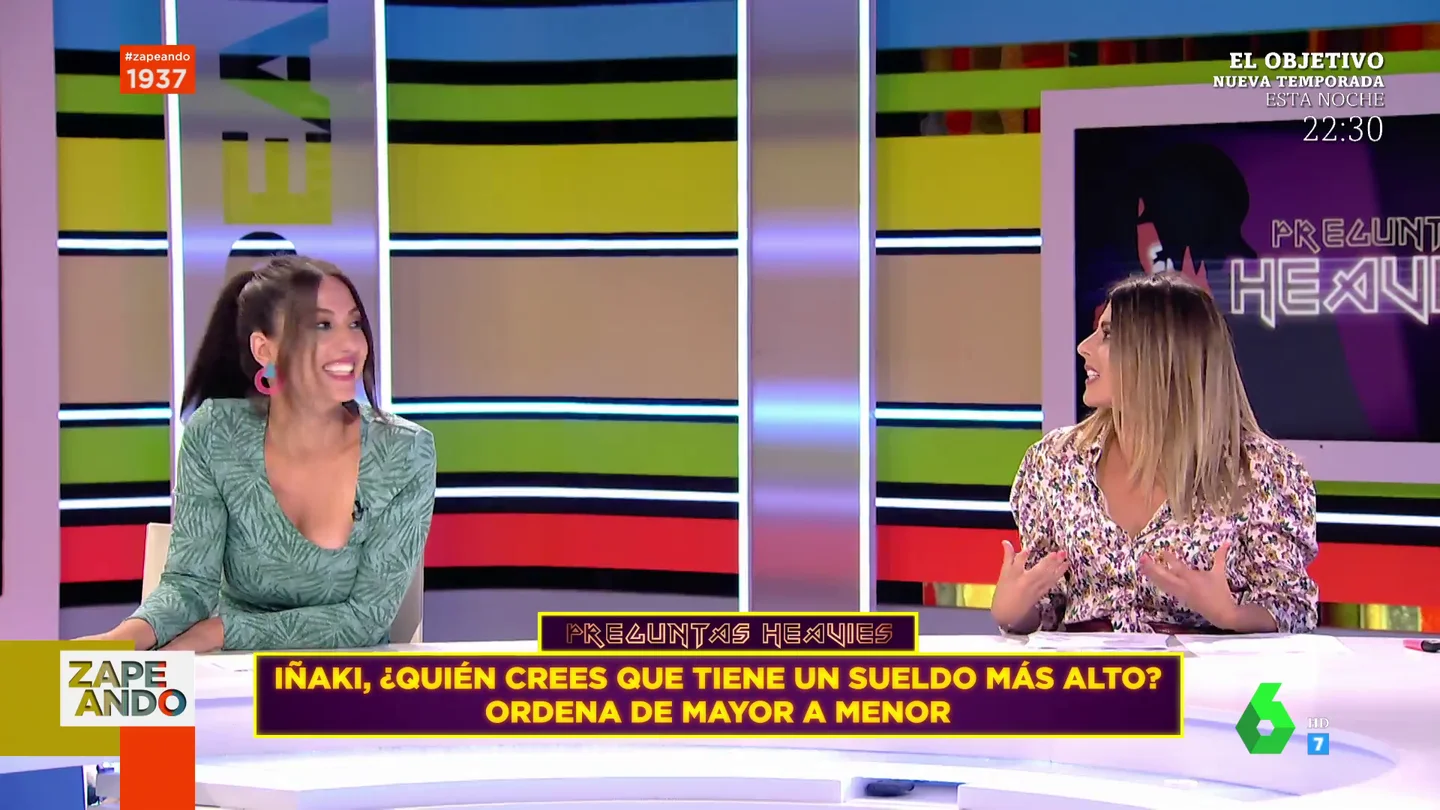 La sorpresa de Valeria Ros en directo al hablar de dinero con sus compañeros la sorpresa de Valeria Ros en directo al hablar de dinero con sus compañeros