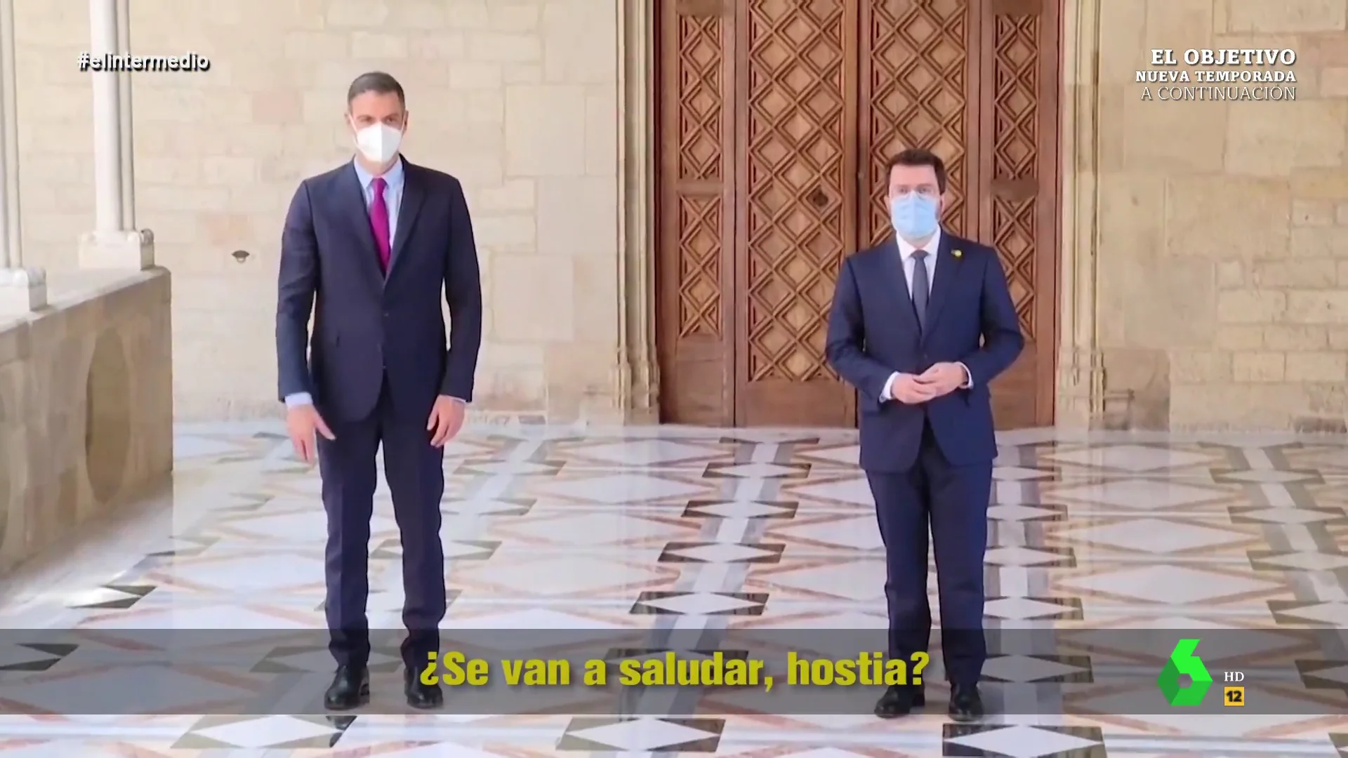 "Hostia, ¿se van a saludar ya?": lo que no se ha visto de la mesa de diálogo entre el Gobierno y la Generalitat