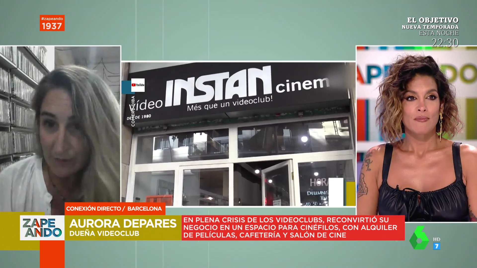 La reivindicación de la dueña de un videoclub en Zapeando: "No hay que usar Amazon, hay que ir a las librerías"