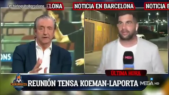 Koeman, ¿en peligro?: "Ha habido una reunión muy tensa con Laporta tras el partido" Koeman, ¿en peligro?: "Ha habido una reunión muy tensa con Laporta tras el partido"
