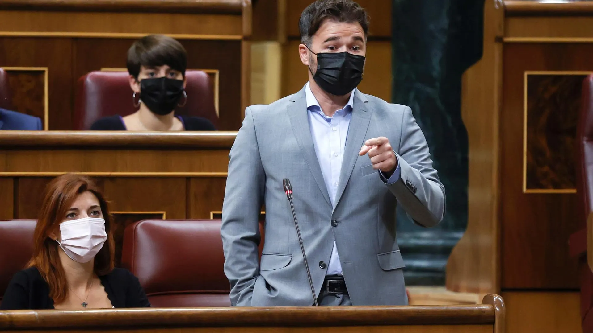 Gabriel Rufián (ERC) en el Congreso