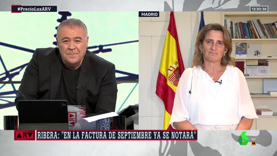 Entrevista a Teresa Ribera en Al Rojo Vivo Entrevista a Teresa Ribera en Al Rojo Vivo