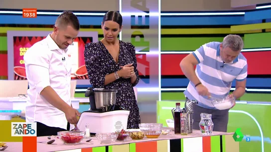 La receta de Dabiz Muñoz con Cristina Pedroche y Miki Nadal La receta de Dabiz Muñoz con Cristina Pedroche y Miki Nadal