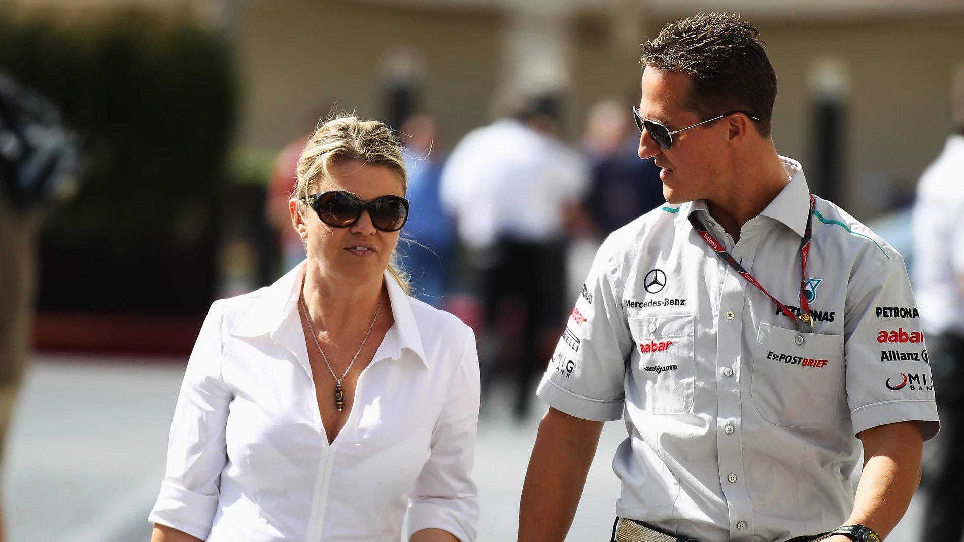 Corinna y Michael Schumacher 
